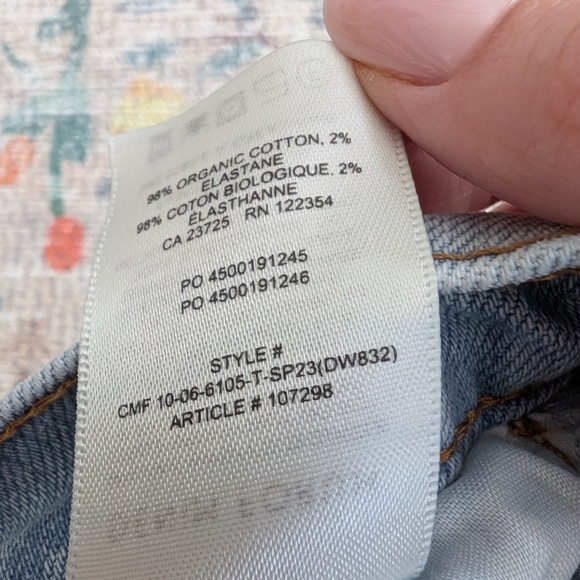 Aritzia Denim Forum The Arlo Hi-Rise Straight Jean 30L - Picture 8 of 11